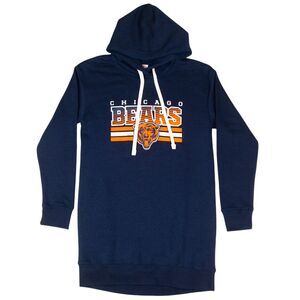NFL Chicago Bears Teen Girls Long Pullover Hoodie, Medium (7/9)